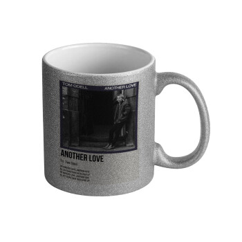 Tom Odell, another love, Κούπα Ασημένια Glitter που γυαλίζει, κεραμική, 330ml
