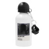 Metal water bottle, White, aluminum 500ml