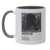 Mug colored grey, ceramic, 330ml