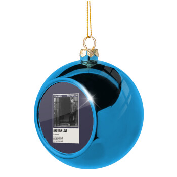Tom Odell, another love, Χριστουγεννιάτικη μπάλα δένδρου Μπλε 8cm