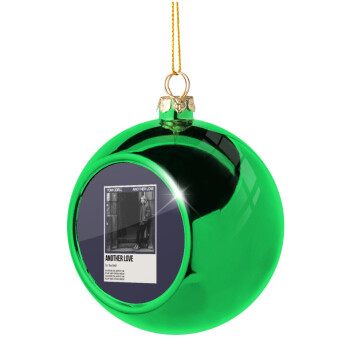 Tom Odell, another love, Green Christmas tree ornament ball 8cm