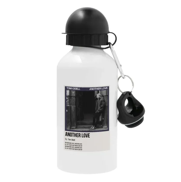 Tom Odell — Metal water bottle, White, aluminum 500ml