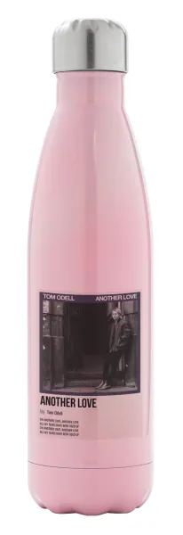 Tom Odell — Metal mug thermos Pink Iridiscent (Stainless steel), double wall, 500ml
