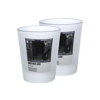 Tom Odell, another love, Σφηνοπότηρα γυάλινα 45ml του πάγου (2 τεμάχια)