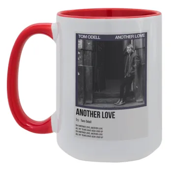 Tom Odell, another love, Κούπα Mega 15oz, κεραμική Κόκκινη, 450ml