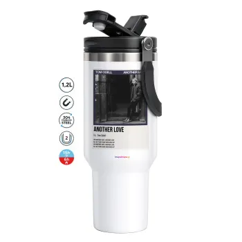 Tom Odell, another love, Mega Stainless steel Tumbler with lid, double wall 1,2L