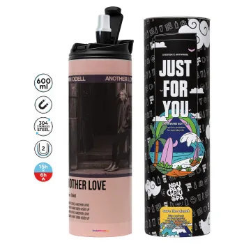 Tom Odell, another love, Tumbler stainless steel PINK 600ml