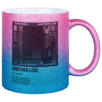 Tom Odell, another love, Κούπα Χρυσή/Μπλε Glitter, κεραμική, 330ml