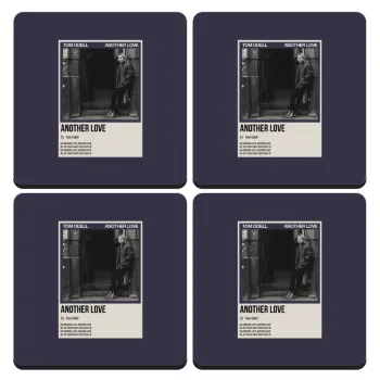 Tom Odell, another love, ΣΕΤ 4 Σουβέρ ξύλινα τετράγωνα (9cm)