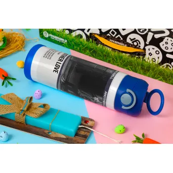 Tom Odell, another love, Easter candle, Childrens hot water bottle, stainless steel, with safety straw, BLUE (500ml)