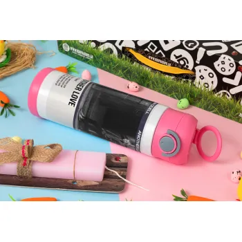 Tom Odell, another love, Easter candle, Childrens hot water bottle, stainless steel, with safety straw, PINK (500ml)