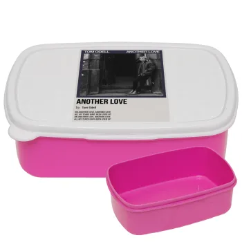 Tom Odell, another love, ΡΟΖ παιδικό δοχείο φαγητού (lunchbox) πλαστικό (BPA-FREE) Lunch Βox M18 x Π13 x Υ6cm