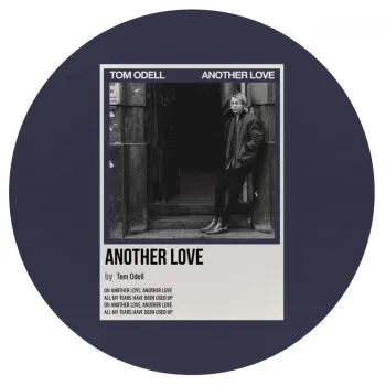 Tom Odell, another love, Mousepad Round 20cm
