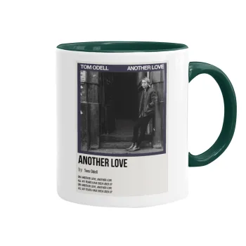 Tom Odell, another love, Mug colored green, ceramic, 330ml