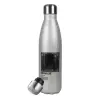 Metallic Glitter Silver Thermos Flask (Stainless steel), double-walled, 500ml