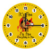 Wooden wall clock (20cm)