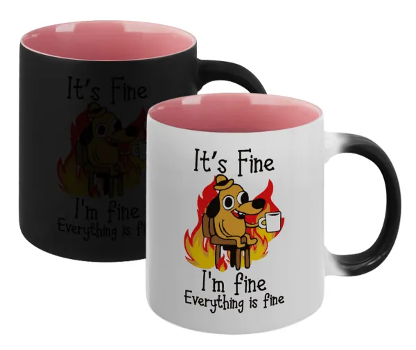 It's Fine I'm Fine Everything Is Fine — Μαγική εσωτερικό ΡΟΖ