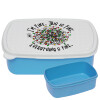 ΜΠΛΕ παιδικό δοχείο φαγητού (lunchbox) πλαστικό (BPA-FREE) Lunch Βox M18 x Π13 x Υ6cm