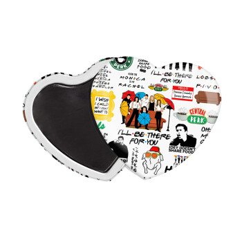 Friends, Μαγνητάκι καρδιά (57x52mm)