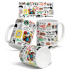 Ceramic coffee mug, 330ml