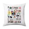 Sofa cushion 40x40cm includes filling