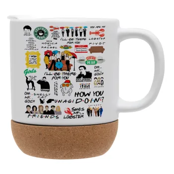 Friends, Ceramic coffee mug Cork (MAT), 330ml