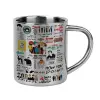 Mug Stainless steel double wall 300ml