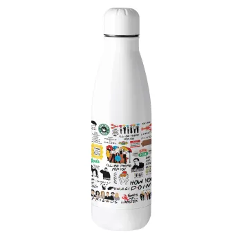 Friends, Metal mug thermos (Stainless steel), 500ml