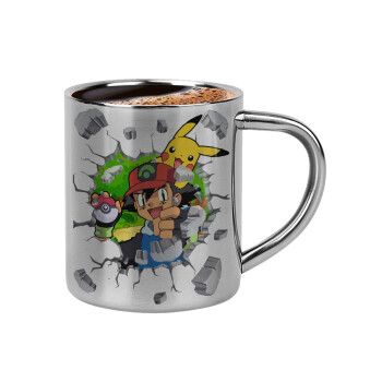 Pokemon brick, Double-wall metal cup for espresso (220ml)
