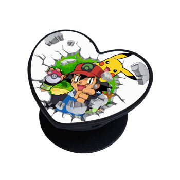 Pokemon brick, Phone Holders Stand  καρδιά Μαύρο Βάση Στήριξης Κινητού στο Χέρι