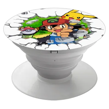 Pokemon brick, Phone Holders Stand  Λευκό Βάση Στήριξης Κινητού στο Χέρι