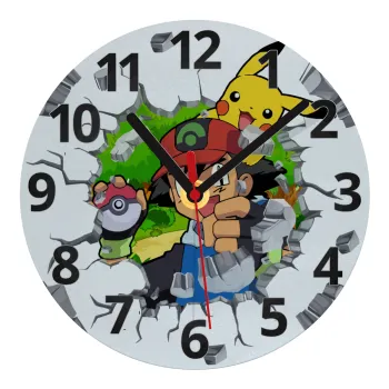 Pokemon brick, Ρολόι τοίχου γυάλινο (20cm)