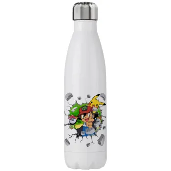 Pokemon brick, Stainless steel, double-walled, 750ml