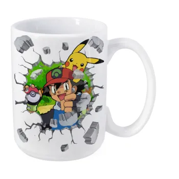 Pokemon brick, Κούπα Mega, κεραμική, 450ml