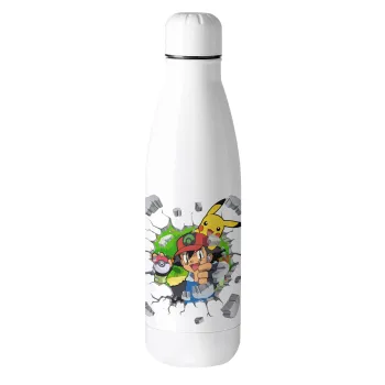 Pokemon brick, Μεταλλικό παγούρι θερμός (Stainless steel), 500ml