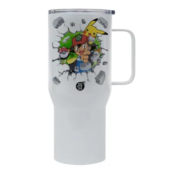 Pokemon brick, Tumbler με καπάκι, διπλού τοιχώματος (θερμό) 750L