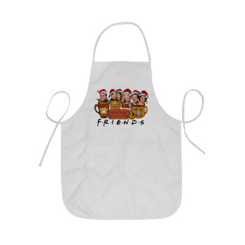 FRIENDS xmas, Ποδιά Σεφ ολόσωμη κοντή  Παιδική (44x62cm)