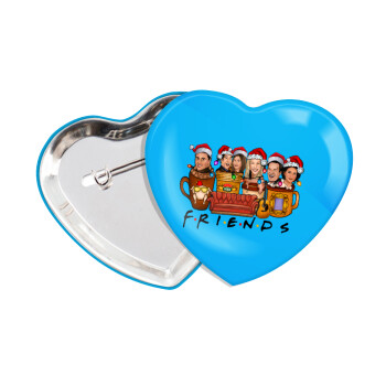 FRIENDS xmas, Κονκάρδα παραμάνα καρδιά (57x52mm)