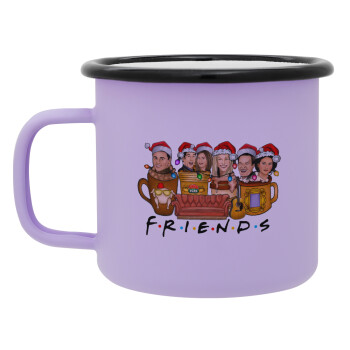FRIENDS xmas, Κούπα Μεταλλική εμαγιέ ΜΑΤ Light Pastel Purple 360ml