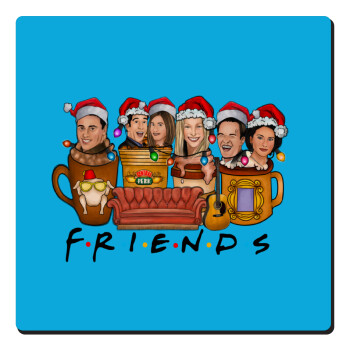 FRIENDS xmas, Τετράγωνο μαγνητάκι ξύλινο 6x6cm