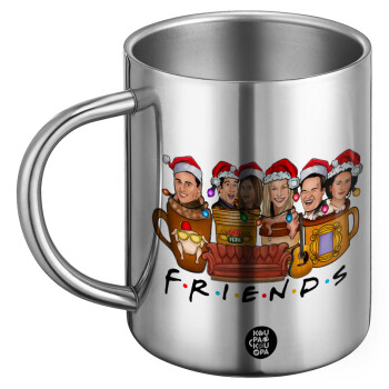 FRIENDS xmas, BIG Mug Stainless steel double wall (450ml)