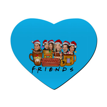 FRIENDS xmas, Mousepad heart 23x20cm