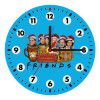 Wooden wall clock (20cm)