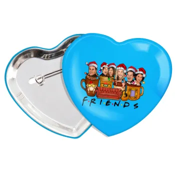 FRIENDS xmas, Κονκάρδα παραμάνα καρδιά (57x52mm)