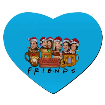 FRIENDS xmas, Mousepad heart 23x20cm