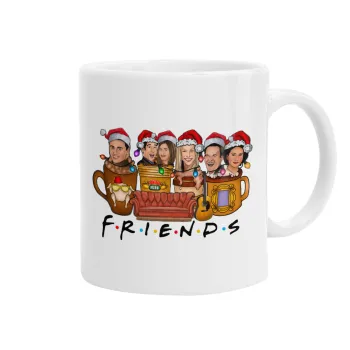 FRIENDS xmas, Ceramic coffee mug, 330ml