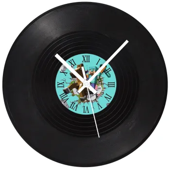 Minecraft brick, Ρολόι τοίχου Βινύλιο (30cm)