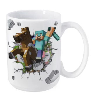 Minecraft brick, Κούπα Mega, κεραμική, 450ml