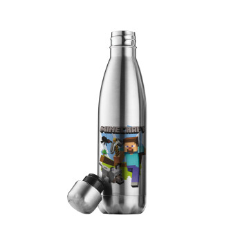 Minecraft Alex, Inox (Stainless steel) double-walled metal mug, 500ml