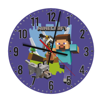 Minecraft Alex, Ρολόι τοίχου ξύλινο (30cm)